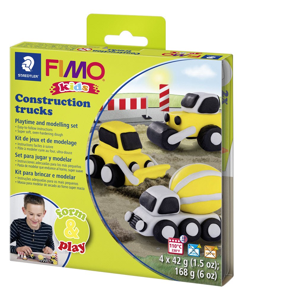 FIMO&reg; kids 8034 08 LZ "Construction Trucks"